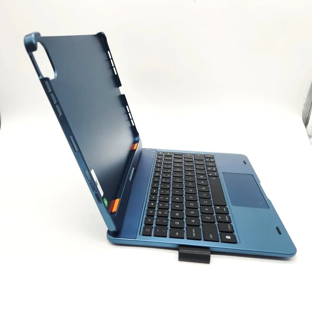 typecase 11 Inch ABS Keyboard Case Trackpad Backlit for iPad Air Pro Blue